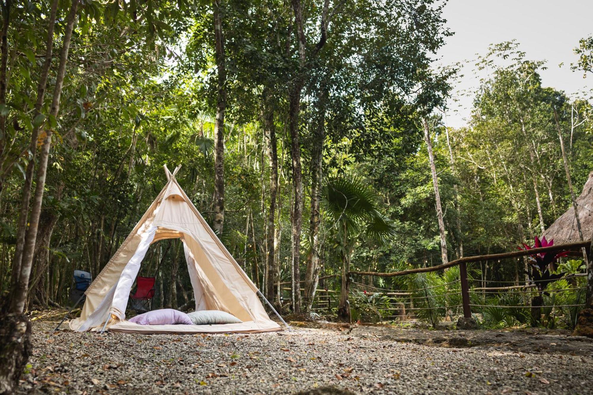 Cheel Lodge & Camping プエルト・モレロス エクステリア 写真