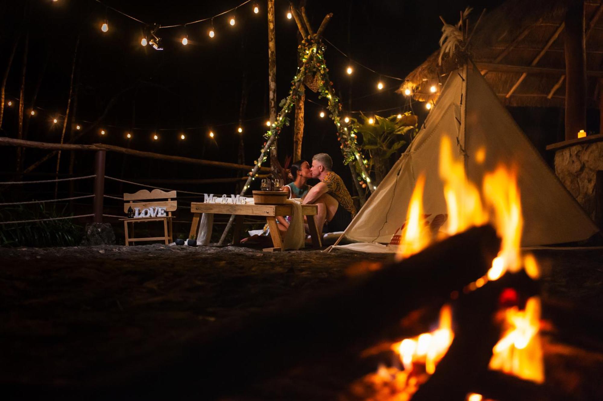 Cheel Lodge & Camping プエルト・モレロス エクステリア 写真