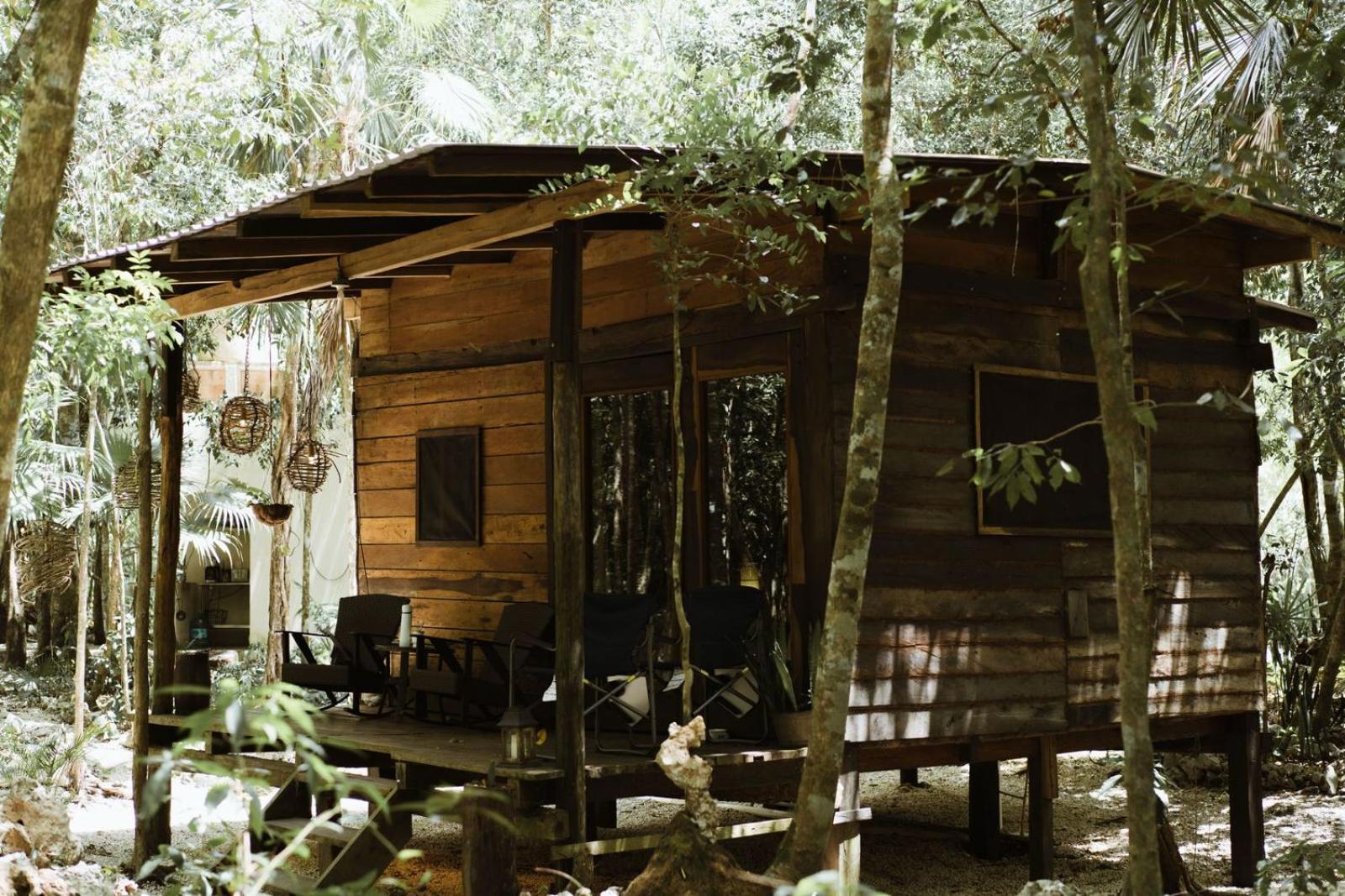 Cheel Lodge & Camping プエルト・モレロス エクステリア 写真